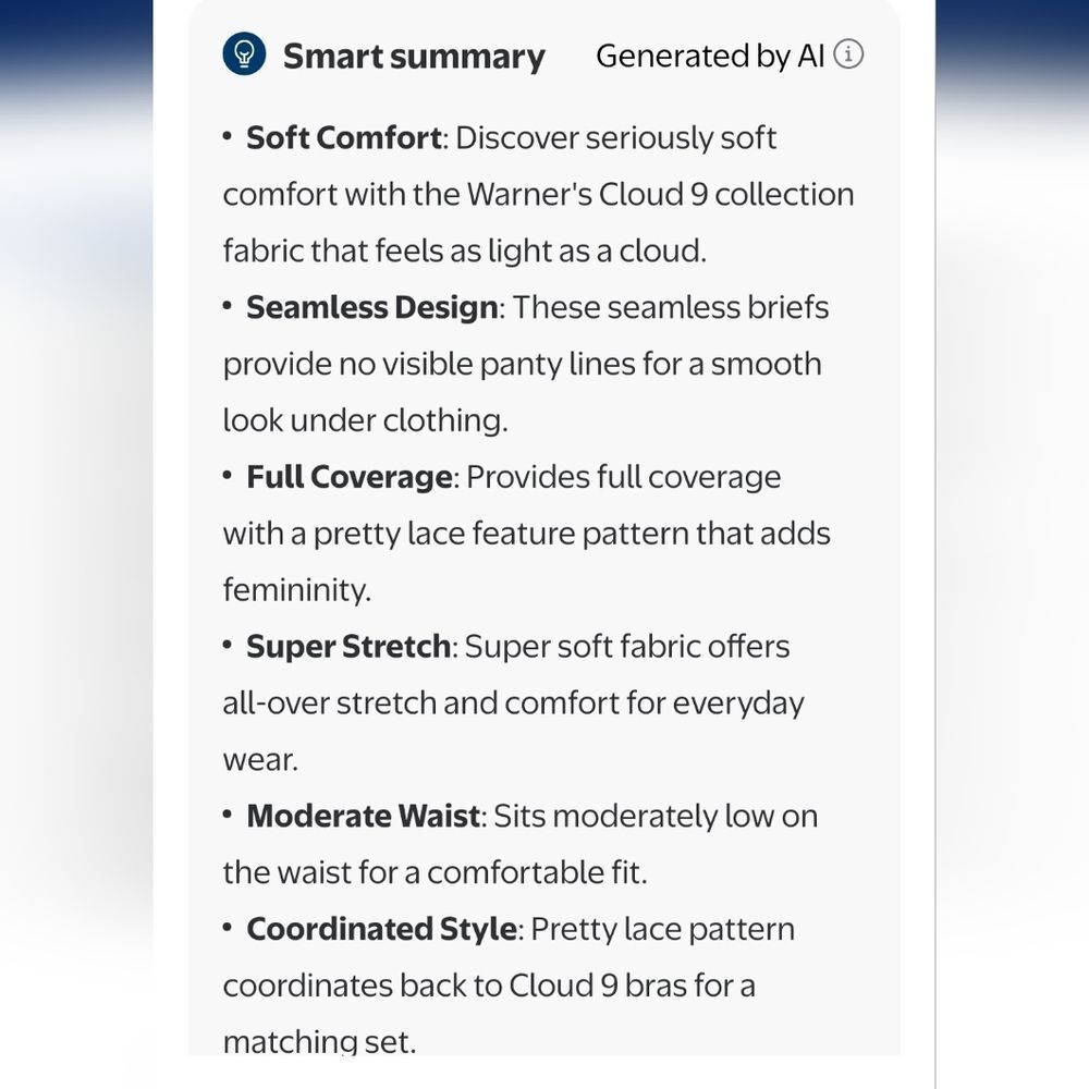 Warner's Cloud 9 Seamless Hipster Panties- Ivory - Picture 3 of 5